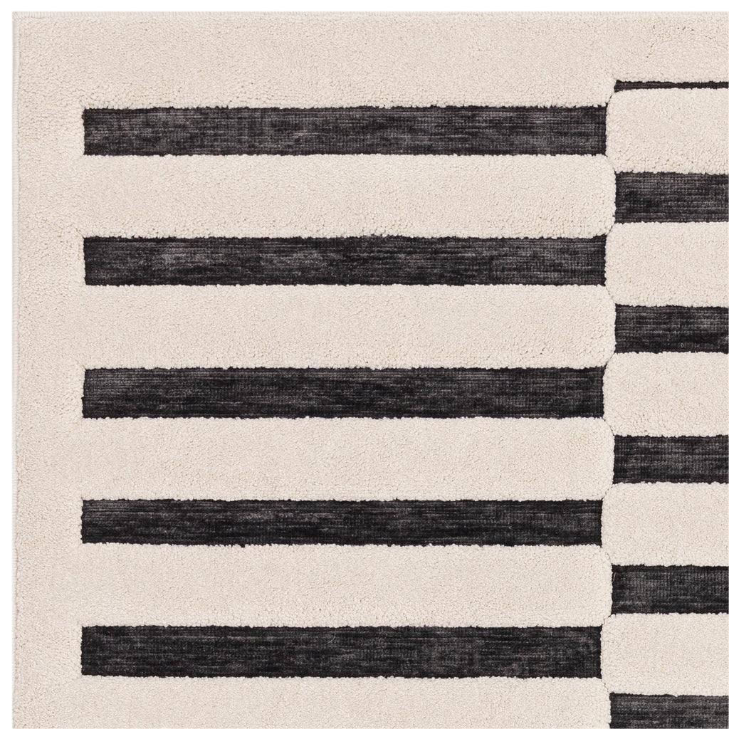 Valley Build Rug - Charcoal & Ivory