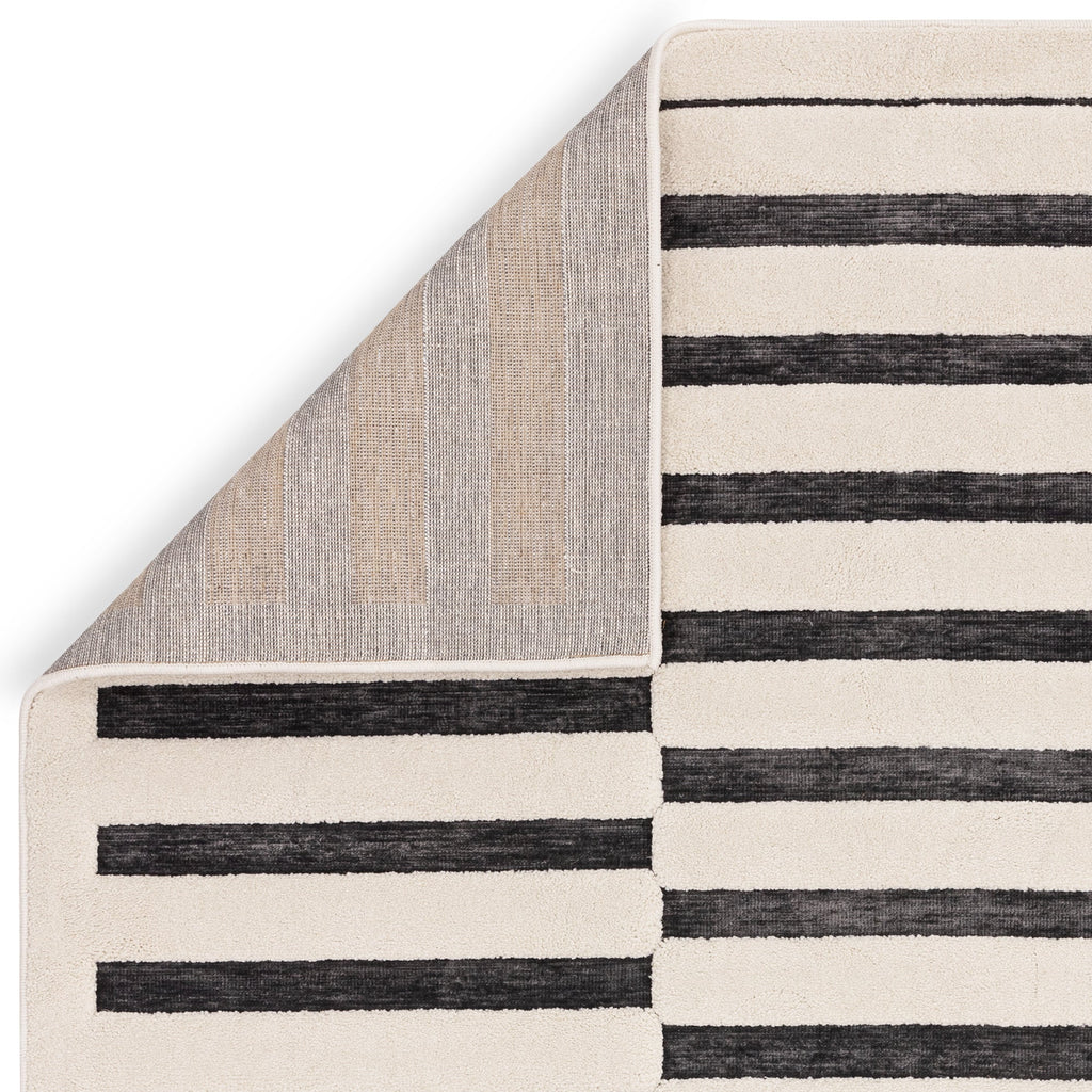 Valley Build Rug - Charcoal & Ivory