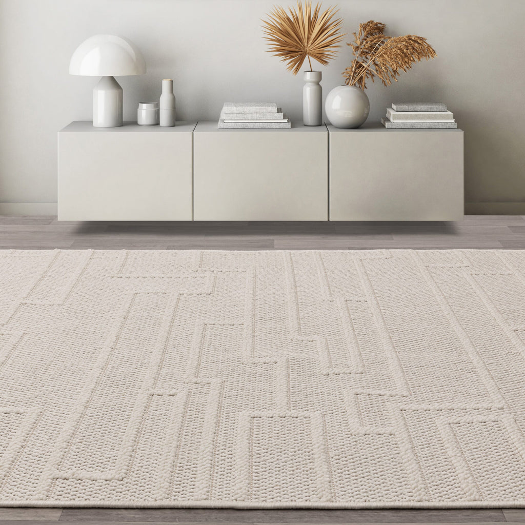 Camber Track Ivory Rug