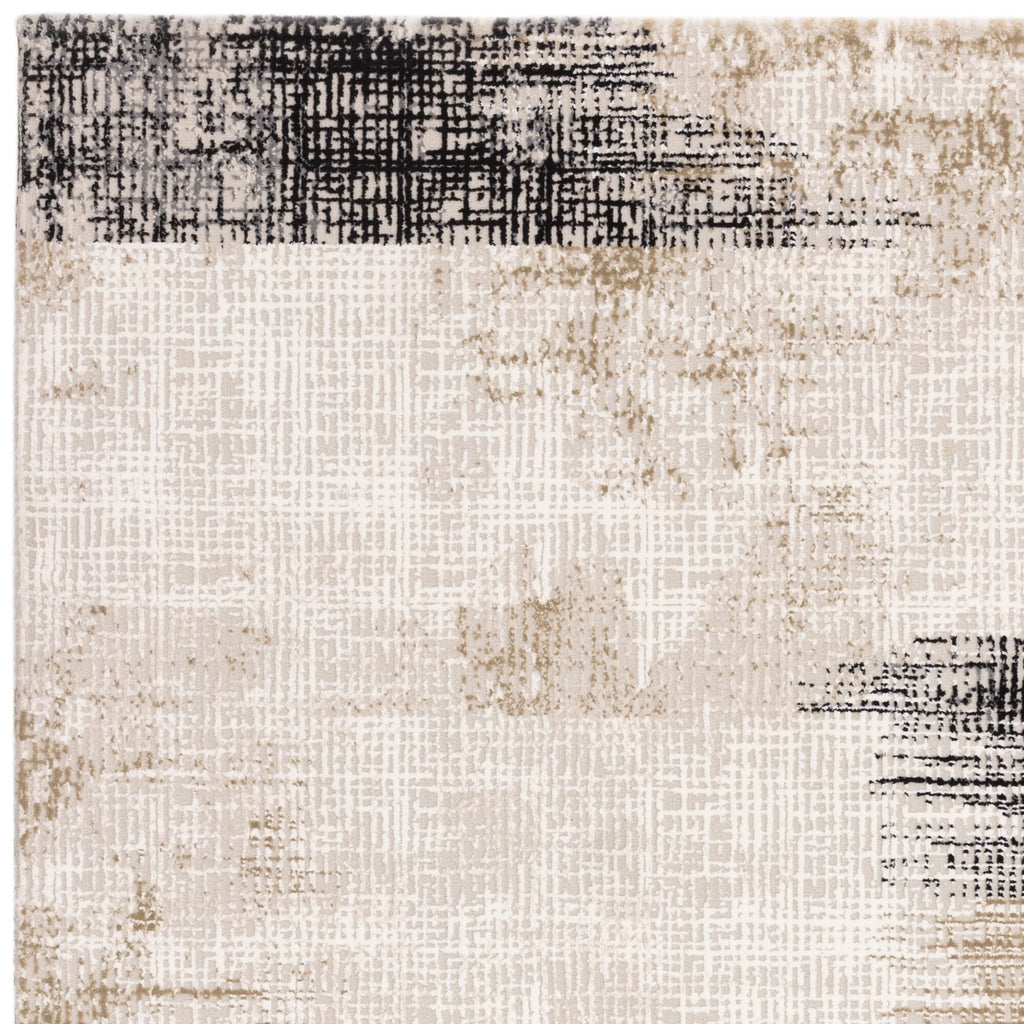 Kuza Lines Beige Rug