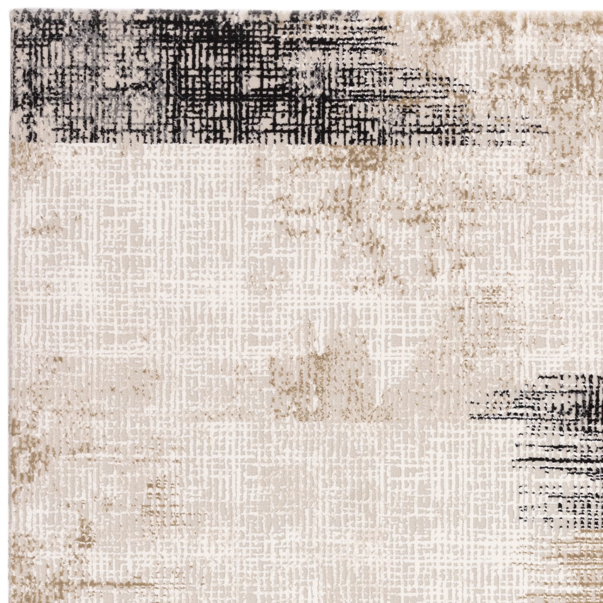 Kuza Lines Beige Rug