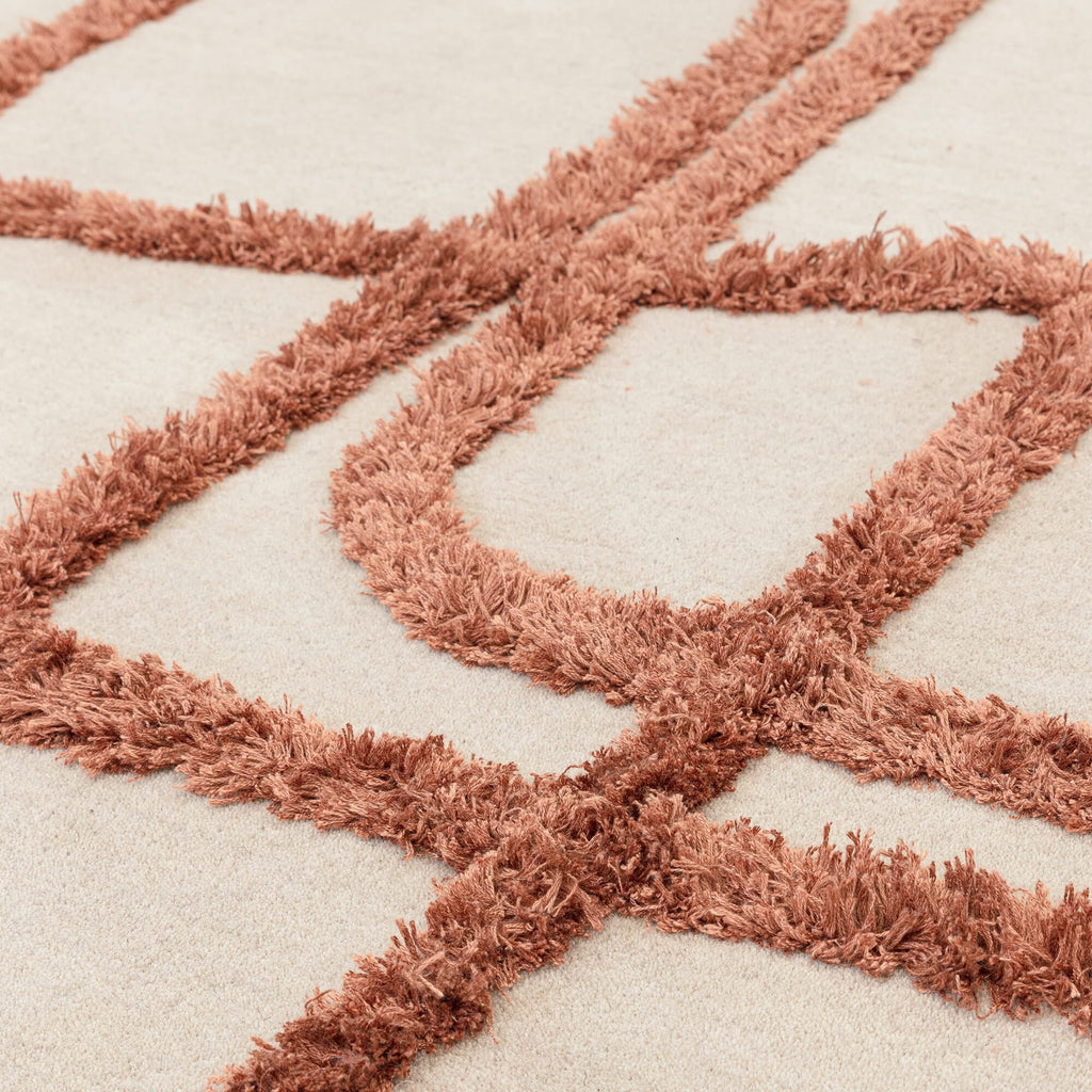 Matrix Infinity Copper Rug