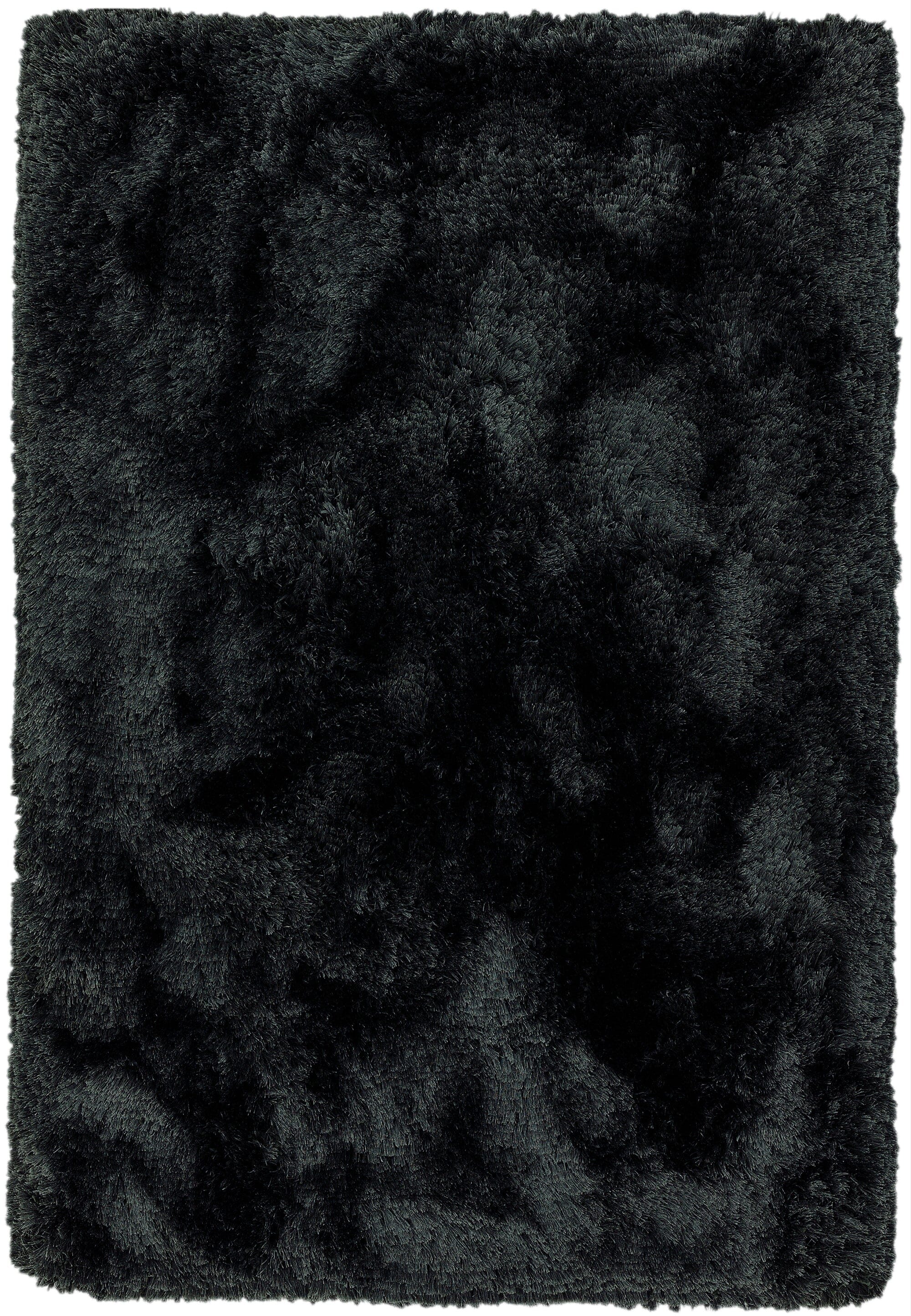 Plush Black Rug