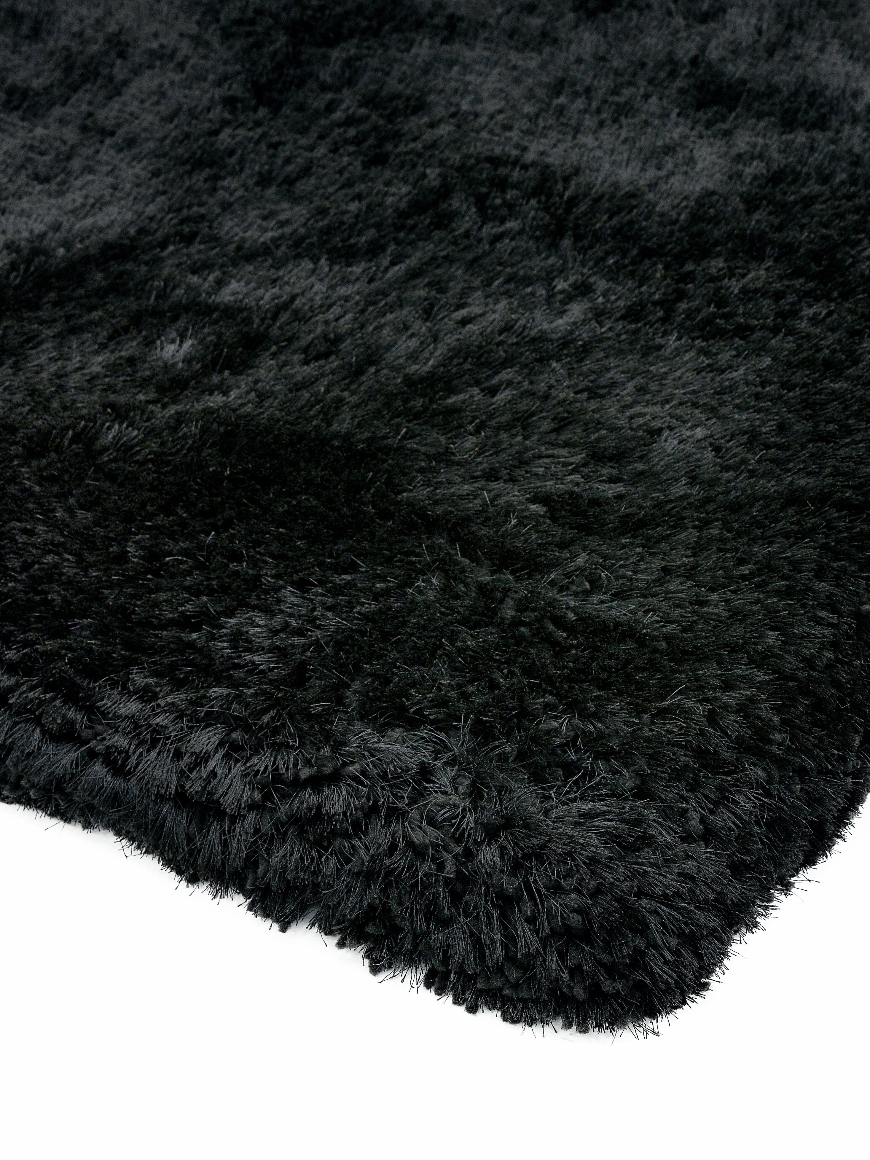 Plush Black Rug