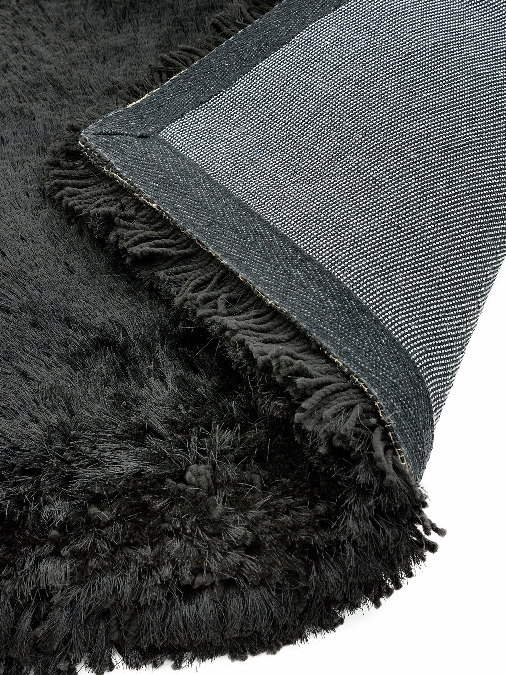 Plush Black Rug