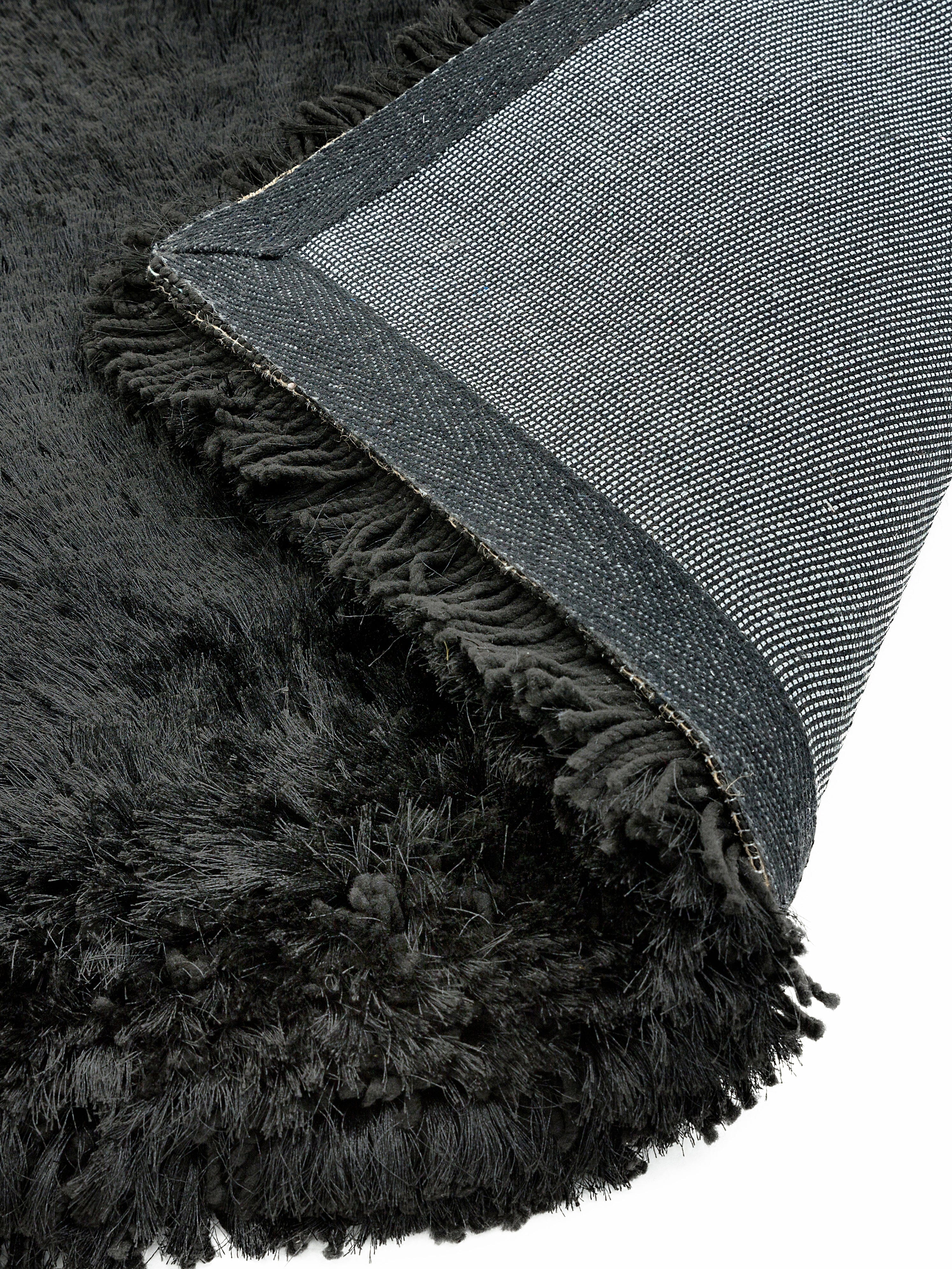 Plush Black Rug