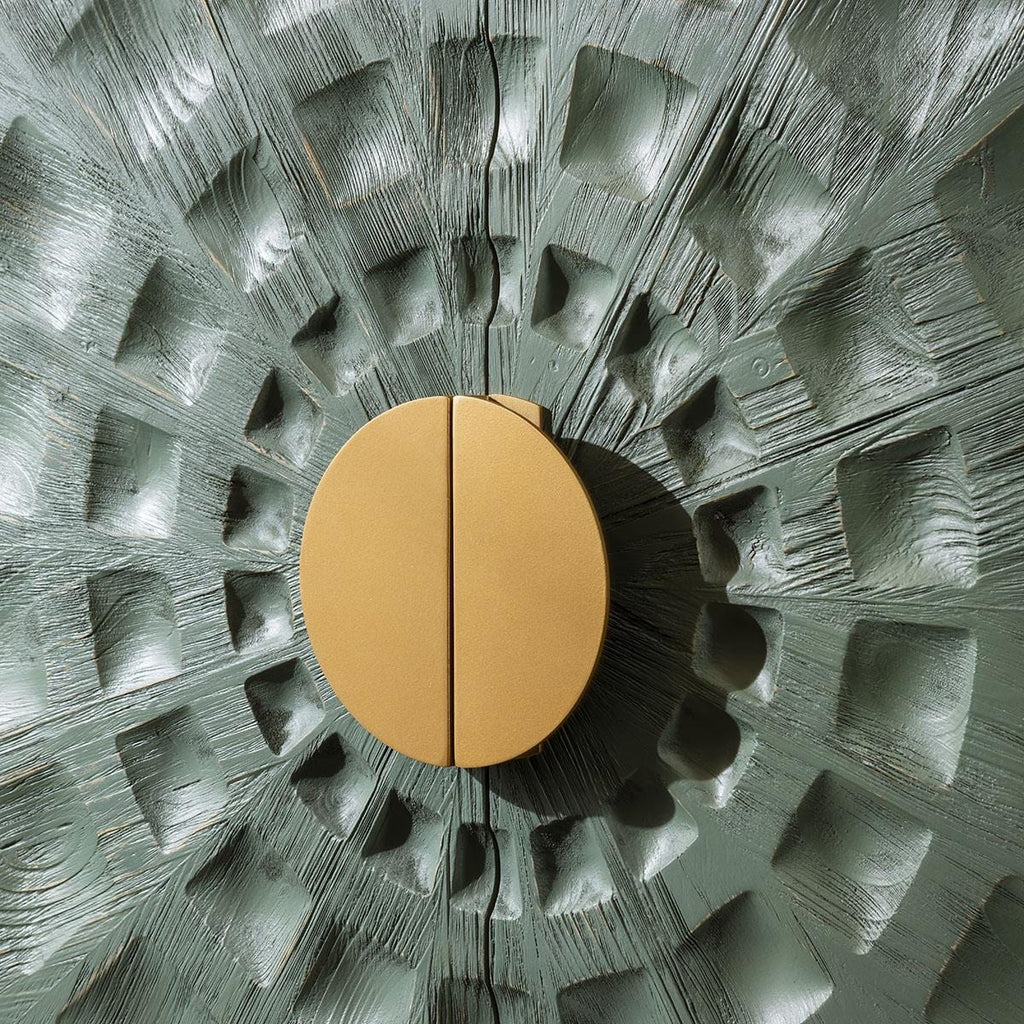 Siena 2 Door Cabinet Sideboard Green 95cm