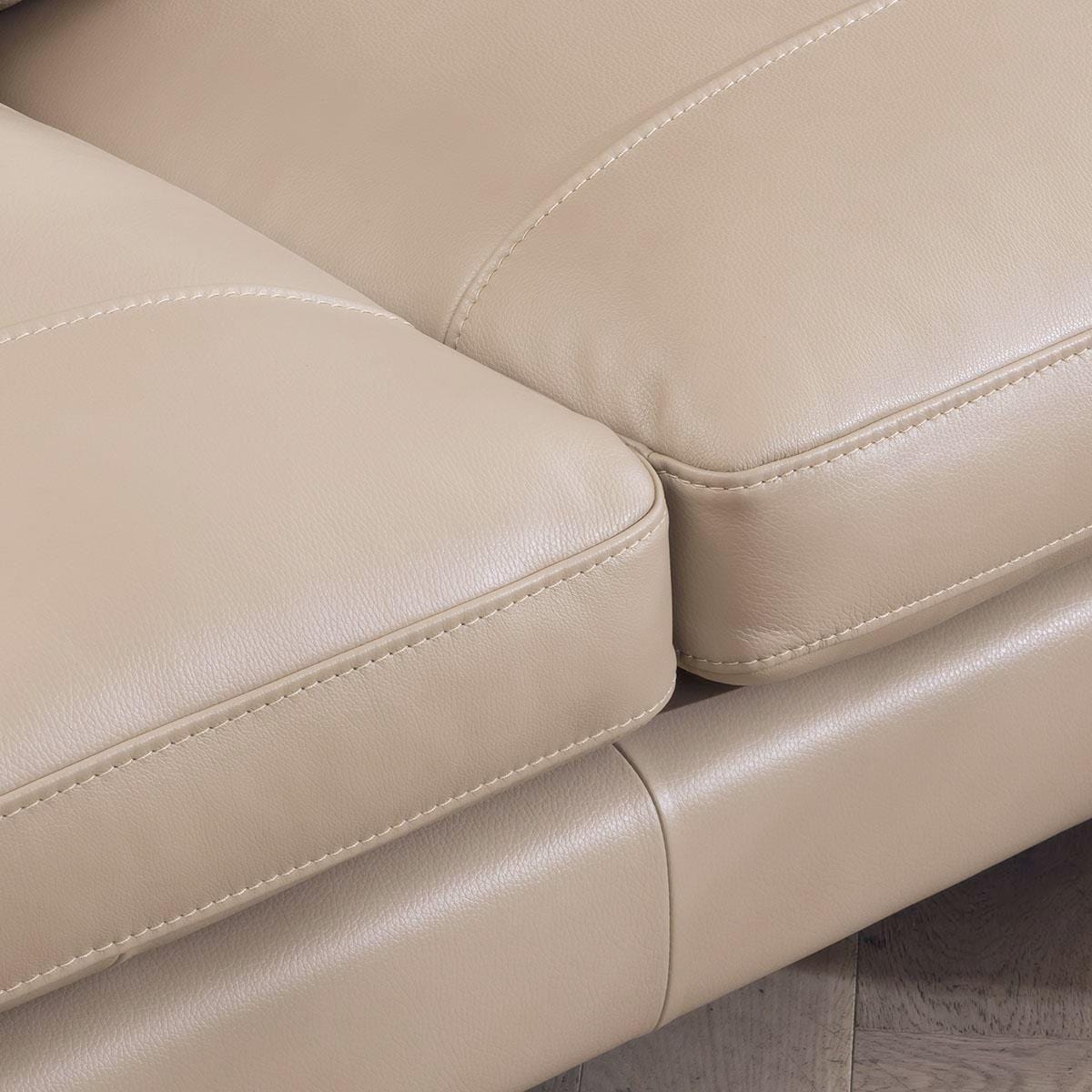 2 Seater Modern Luxury Sofa - Real Leather Options - 165cm In Stock
