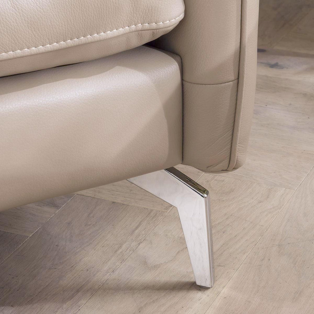 2 Seater Modern Luxury Sofa - Real Leather Options - 165cm In Stock