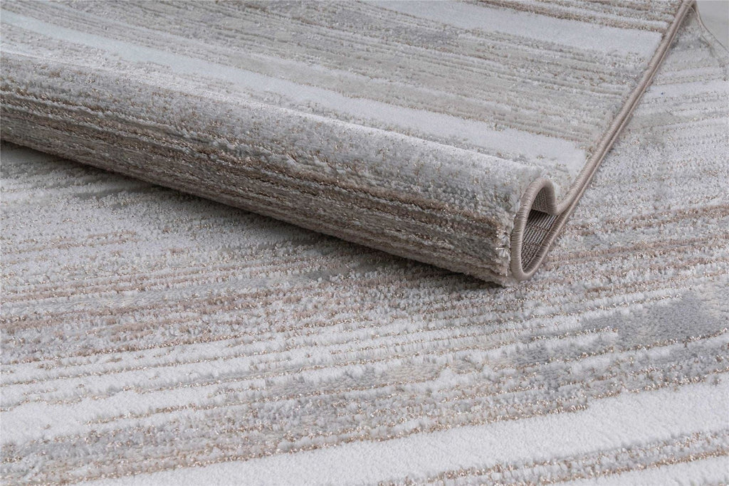 Amber Large Rug Cream / Beige / Brown 200 X 290cm