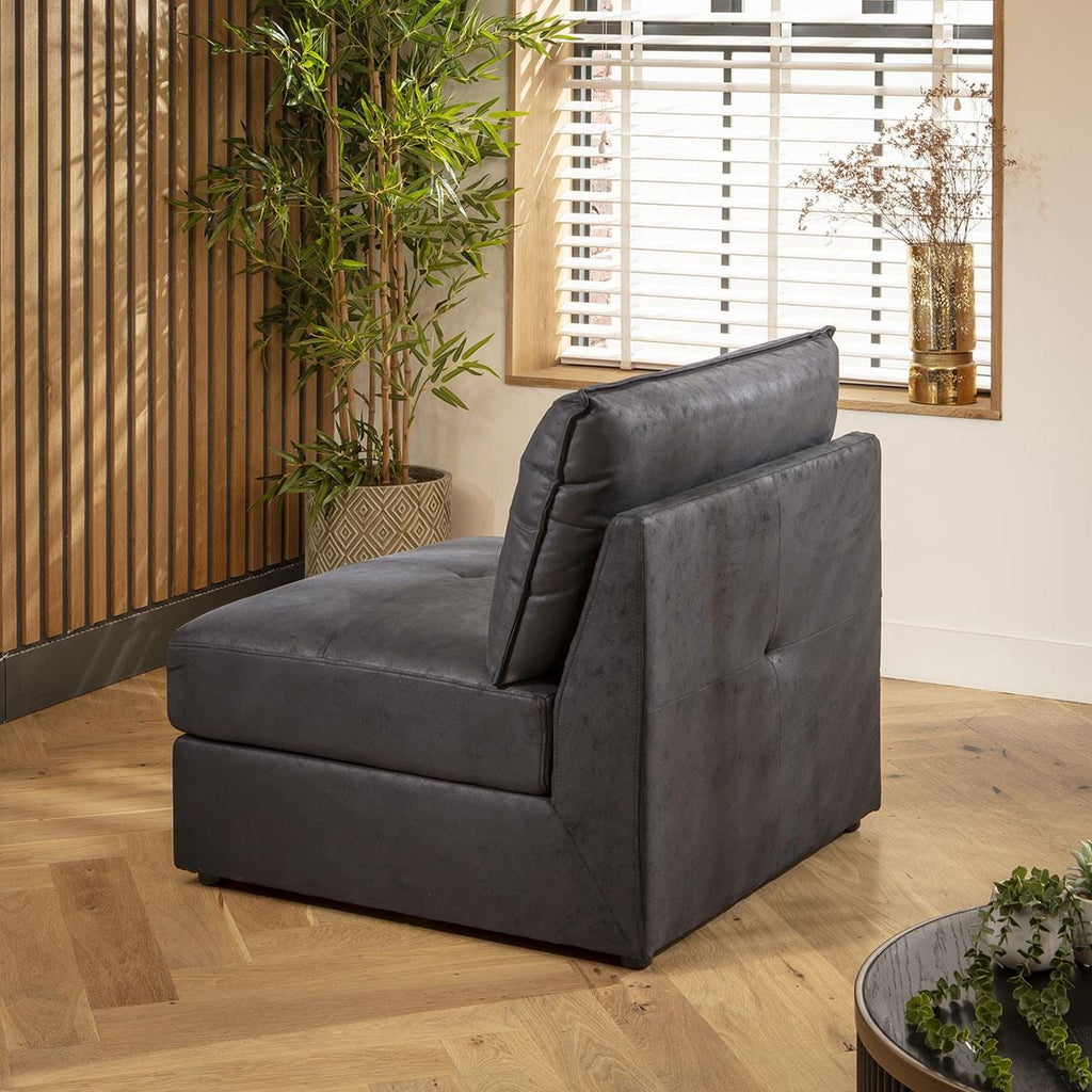 Archie Middle Section Black 90x90cm