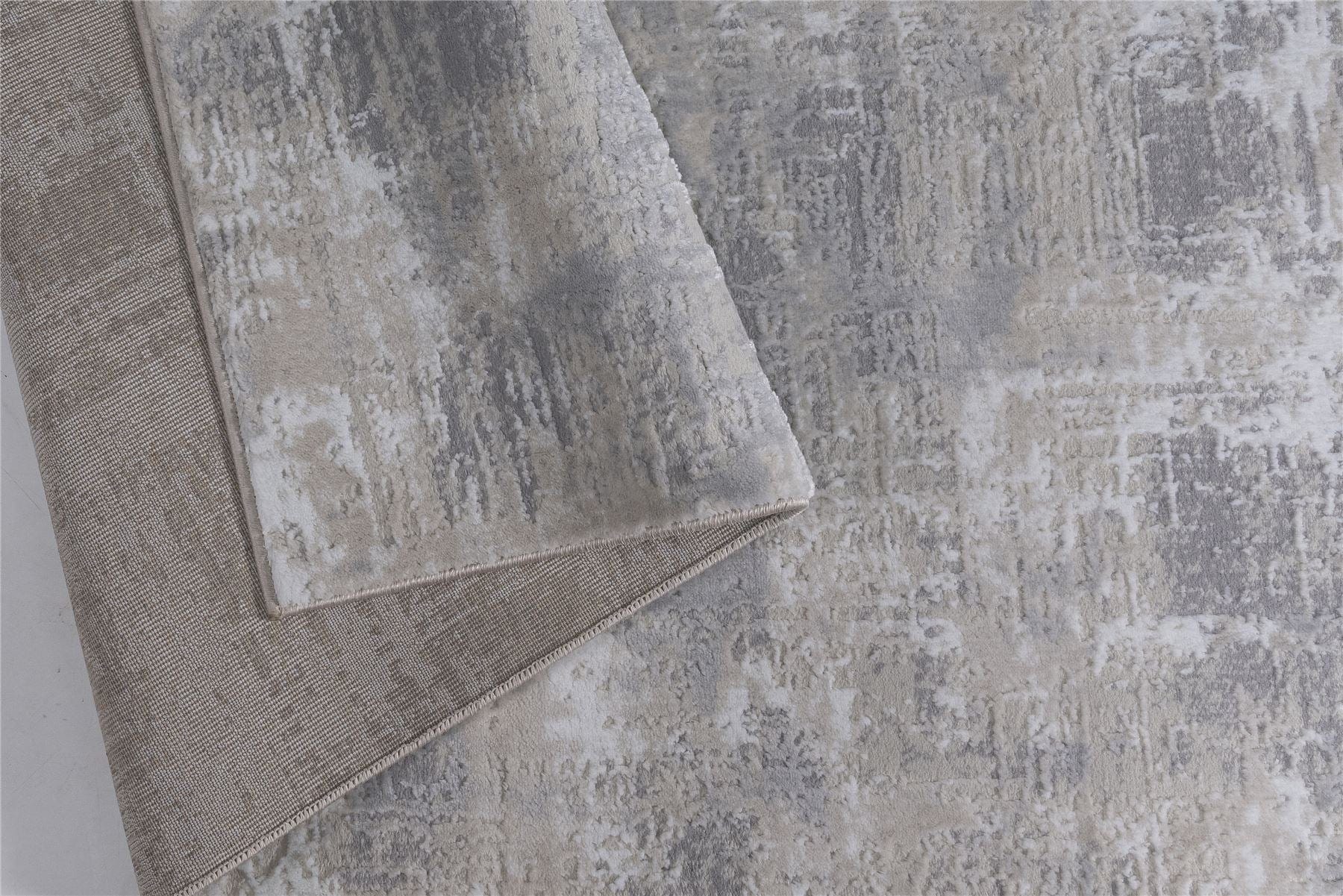 Aura Medium Rug Grey / Silver / Beige / White 160 X 230cm