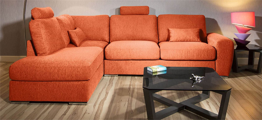 Beatuiful Premium Sofa Group L Shape Corner Many Fabrics Grande 2LH