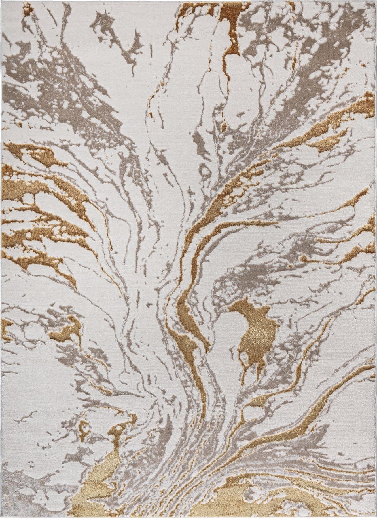 Blossom Medium Rug Cream / Grey / Gold / Beige 160 X 230cm