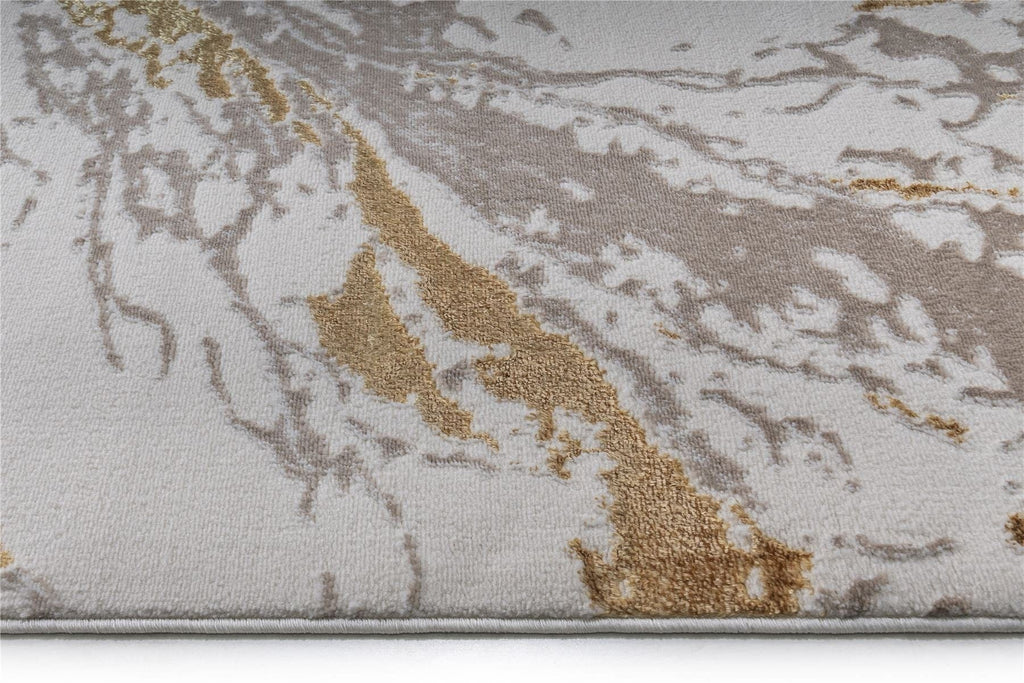 Blossom Medium Rug Cream / Grey / Gold / Beige 160 X 230cm