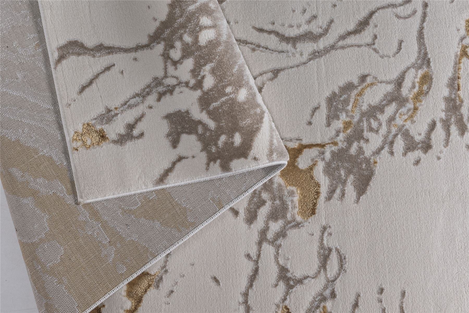 Blossom Medium Rug Cream / Grey / Gold / Beige 160 X 230cm