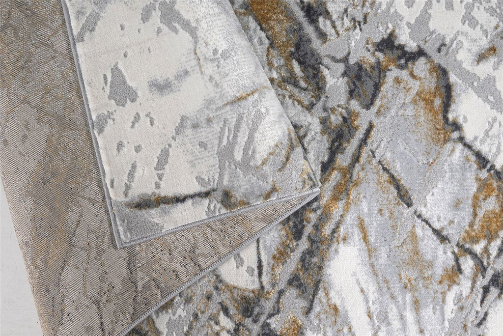 Bohemia Large Rug Cream / Grey / Gold / Silver 200 X 290cm