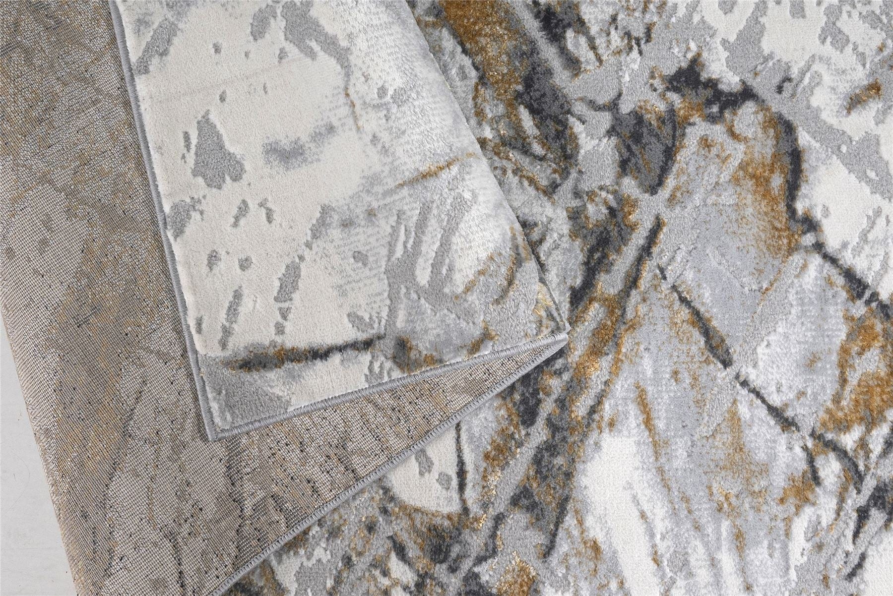 Bohemia Large Rug Cream / Grey / Gold / Silver 200 X 290cm