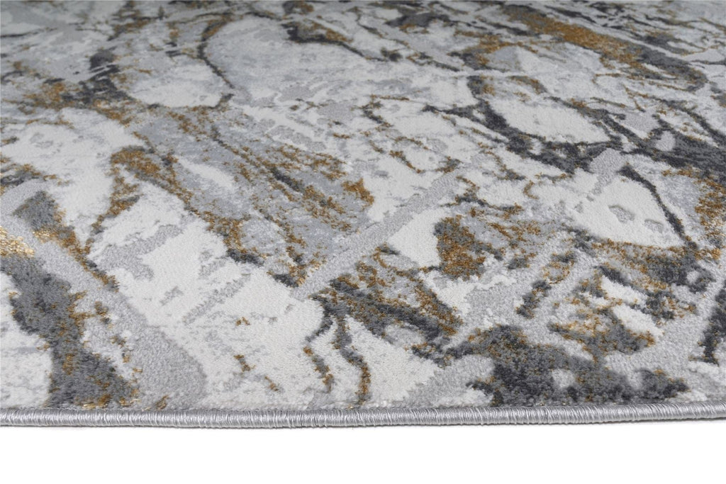 Bohemia Medium Rug Cream / Grey / Gold / Silver 160 X 230cm