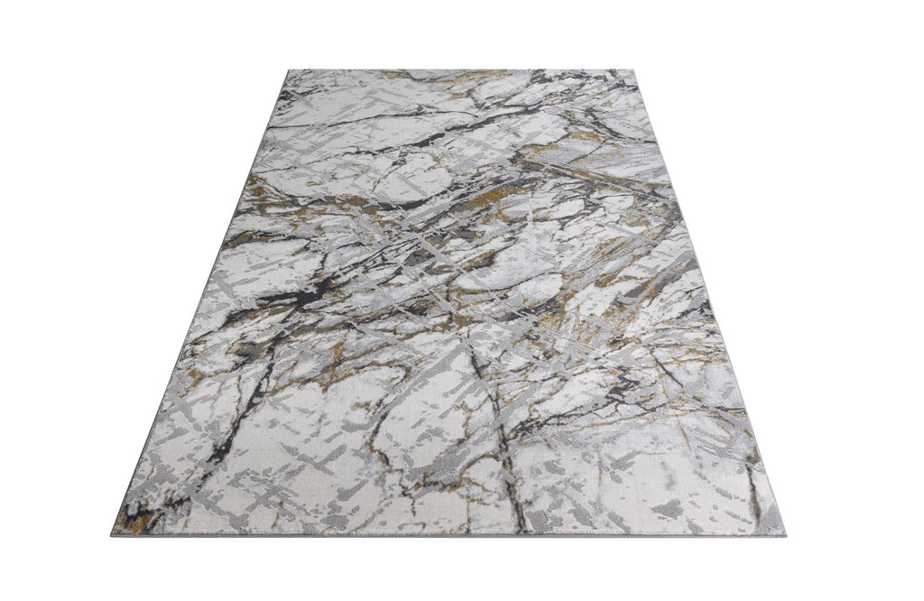 Bohemia Medium Rug Cream / Grey / Gold / Silver 160 X 230cm