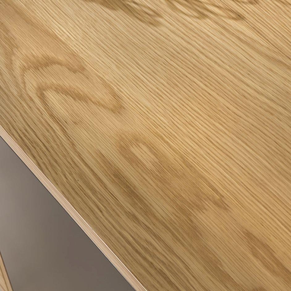 Campton Narrow Bookcase Shelving Unit Oak