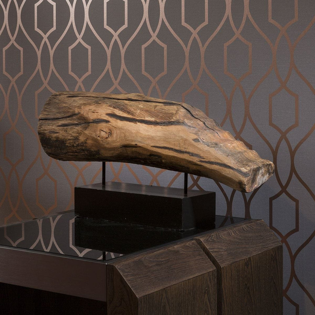 Classy Lily Black Candle Holder Antique Stainless Glass Round Birthday