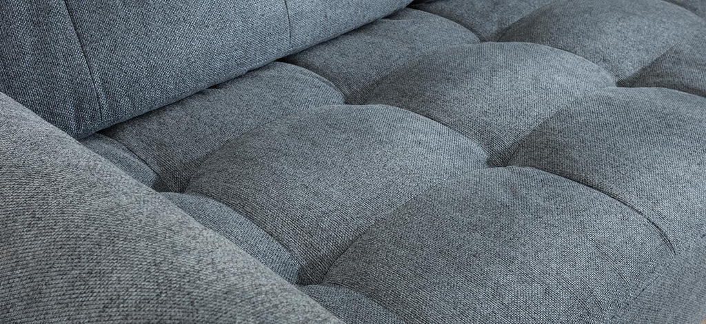 Carmel 3 Seater Fabric Sofa Navy