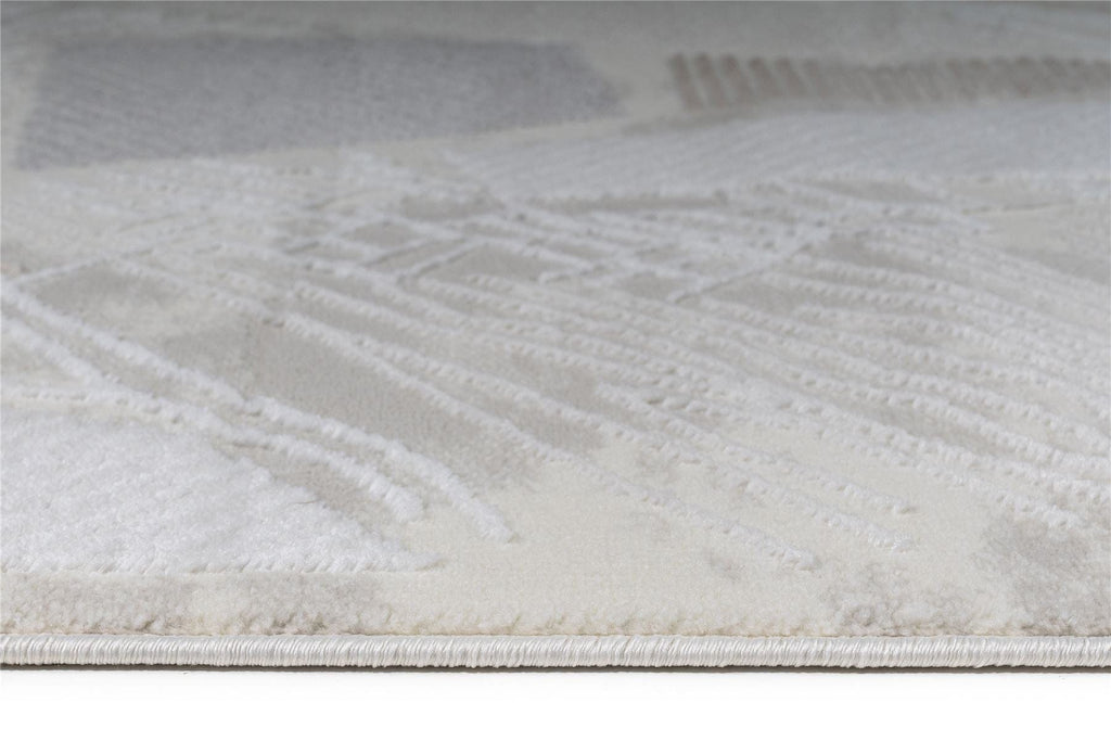 Deco Medium Rug Brown / Beige / Grey / White / Silver 160 X 230cm