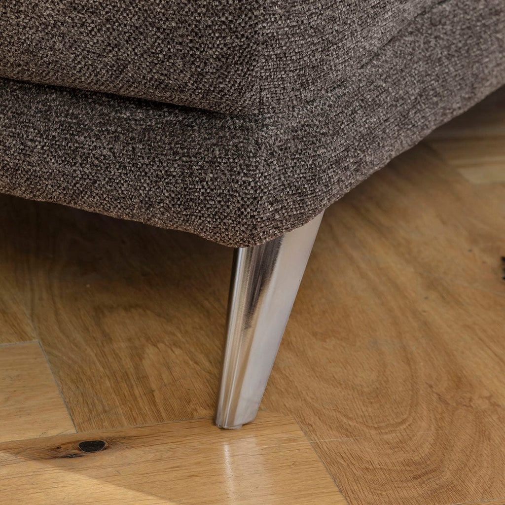 Merlin 3 Seater Electric Recliner Sofa with Right-Hand Chaise Bronze Charcoal 270x160cm