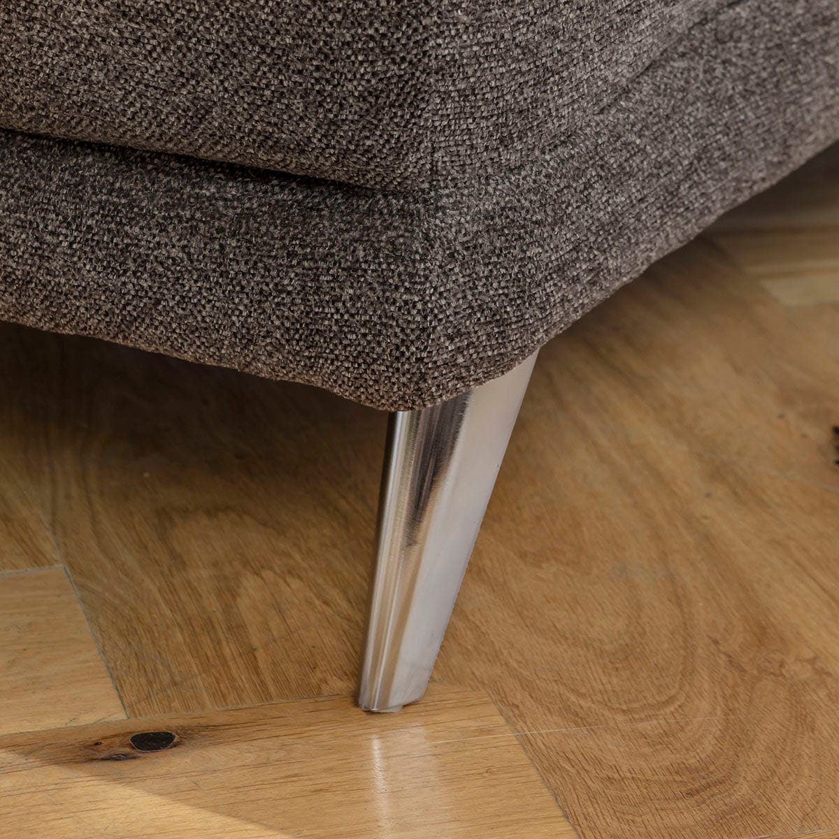 Merlin 3 Seater Electric Recliner Sofa with Left-Hand Chaise Bronze Charcoal 270x160cm