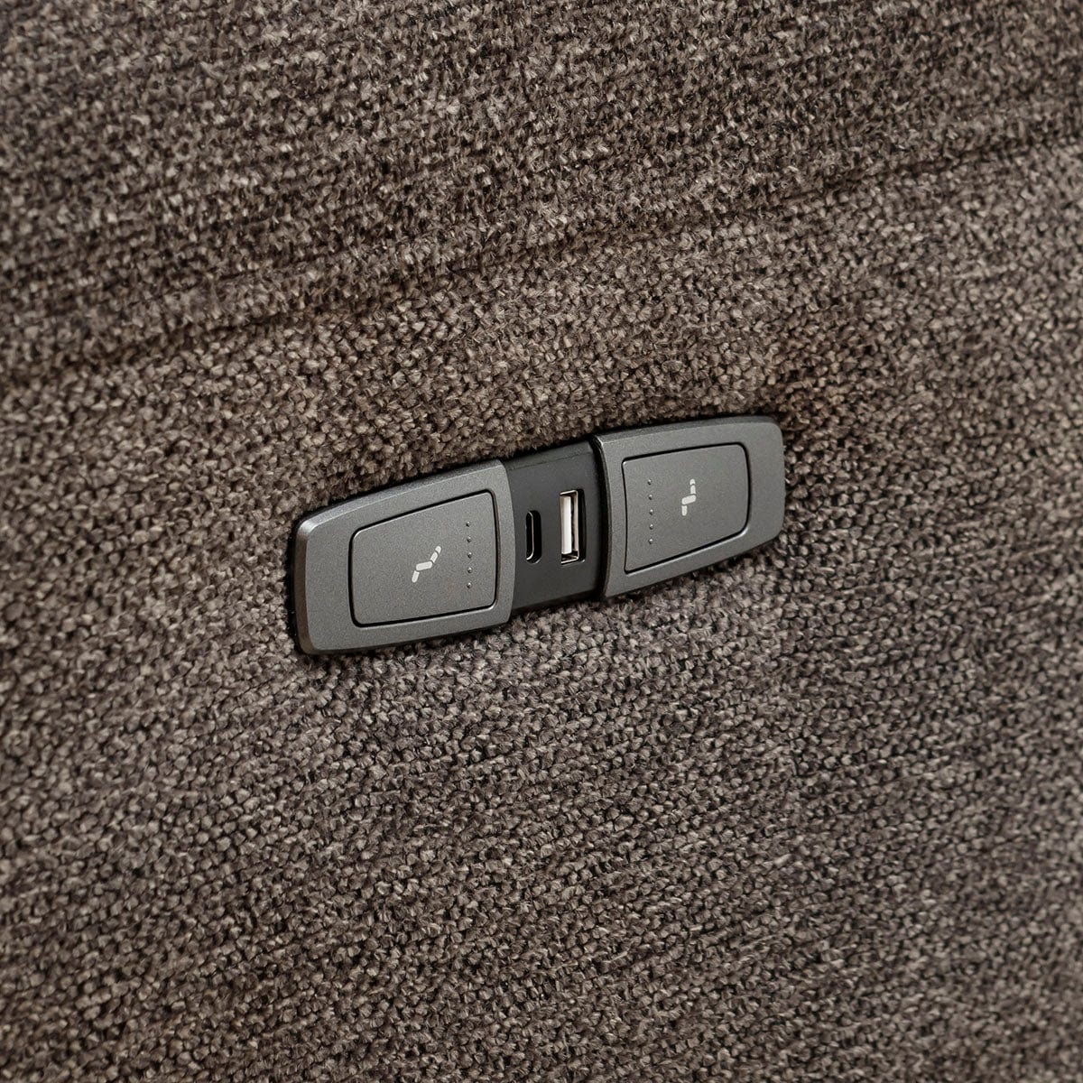 Merlin 3 Seater Electric Recliner Sofa with Right-Hand Chaise Bronze Charcoal 270x160cm