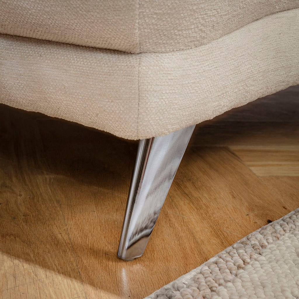 Merlin 3 Seater Electric Recliner Sofa with Right-Hand Chaise Cream 270x160cm