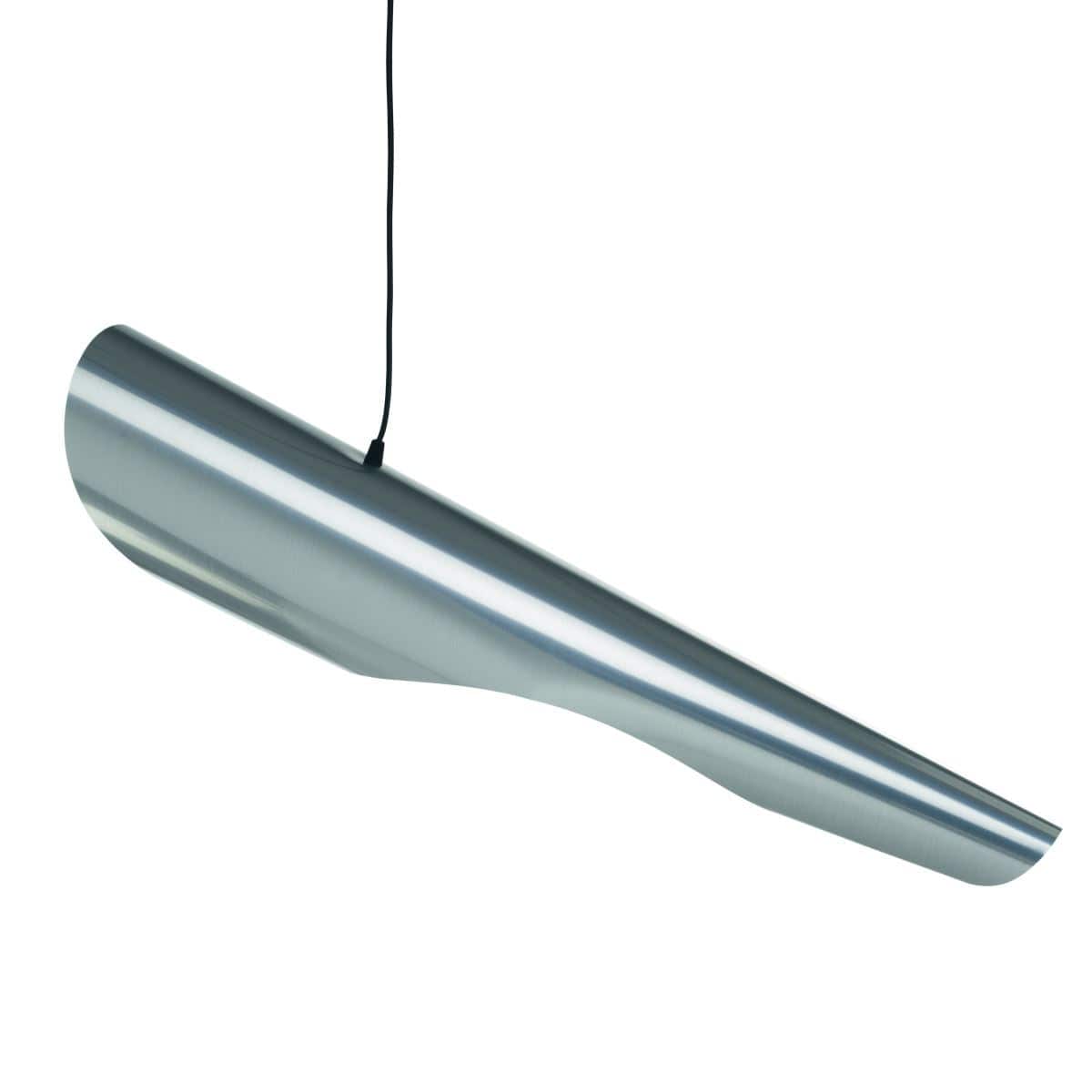 Envy Lighting Hanging Pendant Brushed Silver Pvc and Black Metal Rose