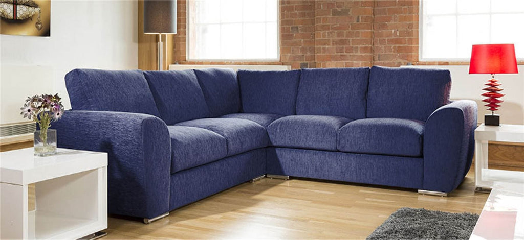 Extra Large L Shape Sofa Set Settee Corner Group 265x265cm Grey