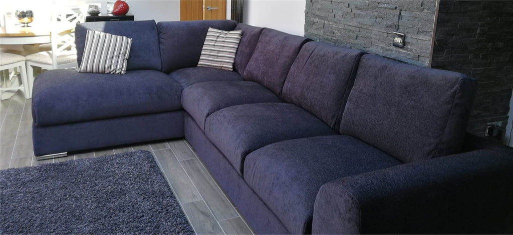 Extra Large L Shape Sofa Set Settee Corner Group 335x210cm Grey L