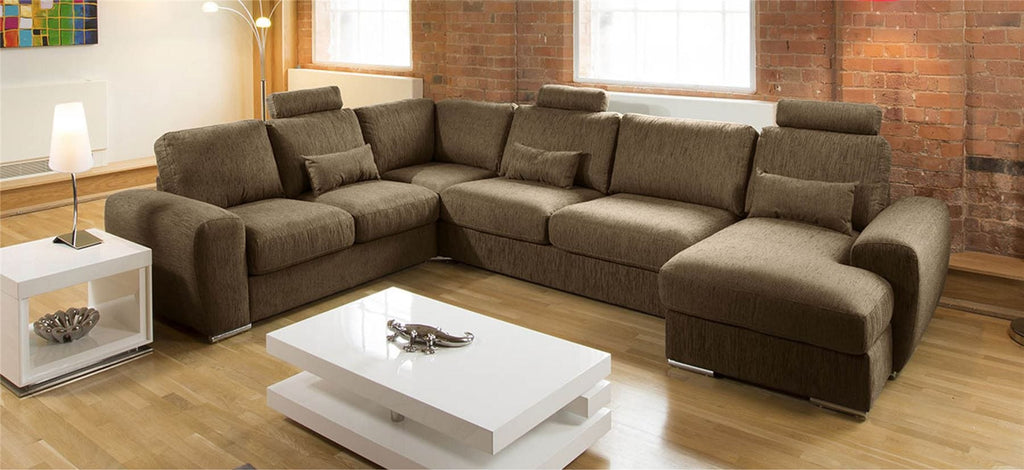 Extra Large Modern High Quality L Shape Corner Sofa Group Grande 15RH