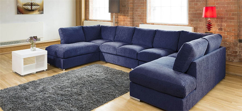 Extra Large New Sofa Set Settee Corner Group U Shape Grey 4.0x2.1m