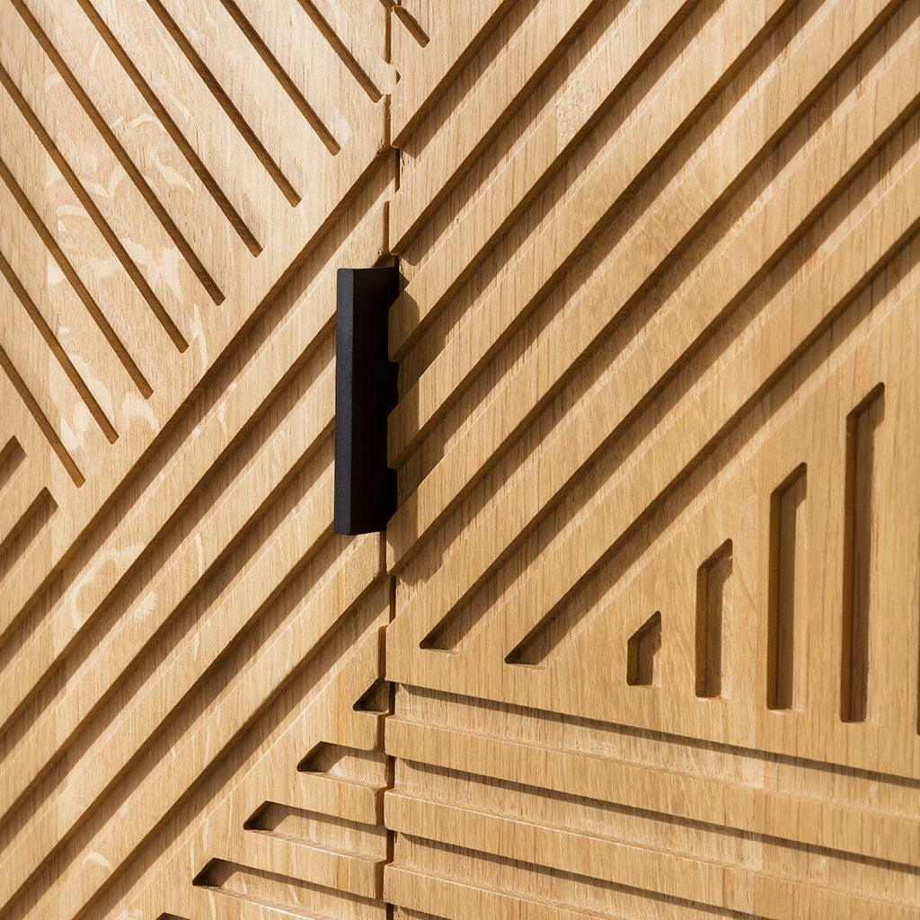 Fearne Large Sideboard Buffet Natural Oak 240cm