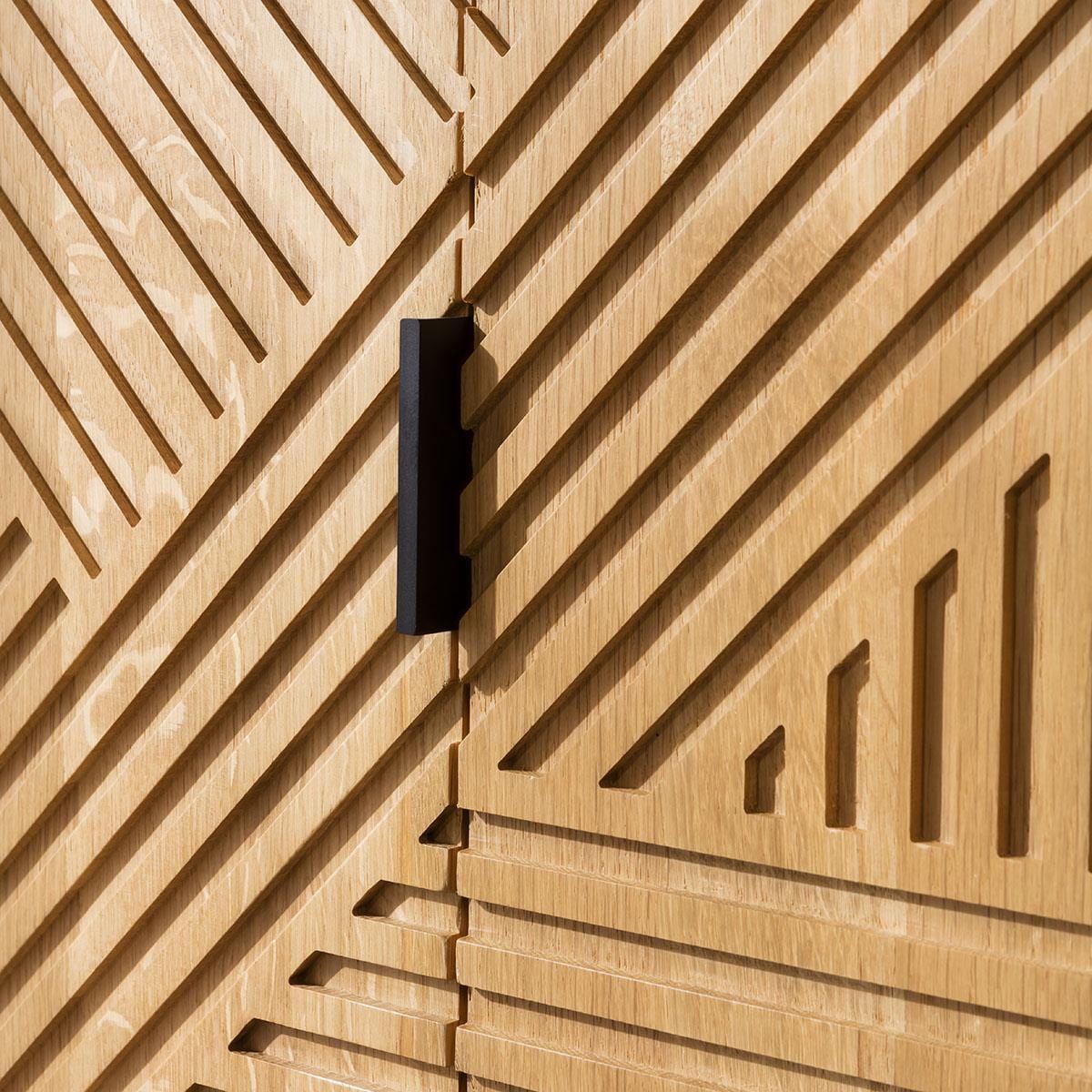 Fearne Large Sideboard Buffet Natural Oak 240cm