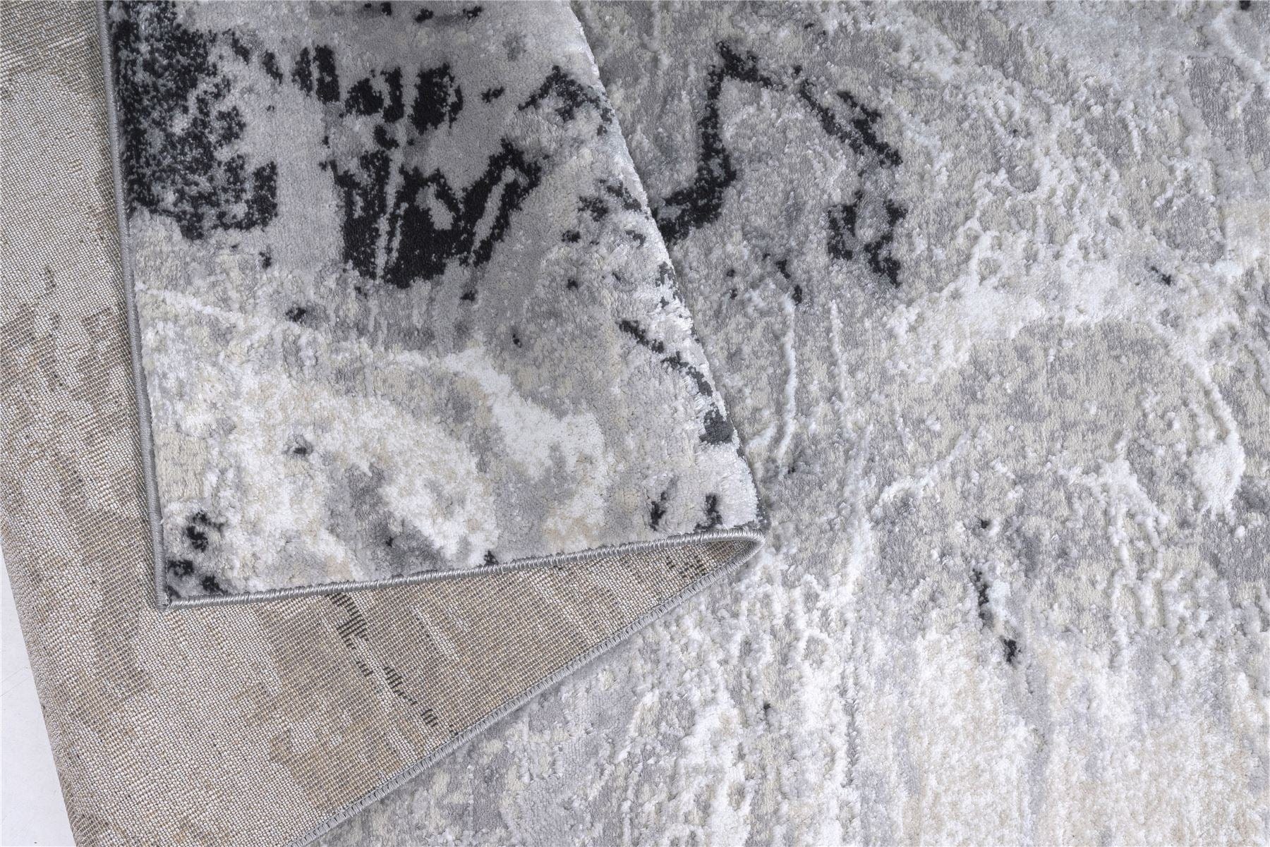 Fantastia Large Rug White / Silver / Light Grey 200 X 290cm