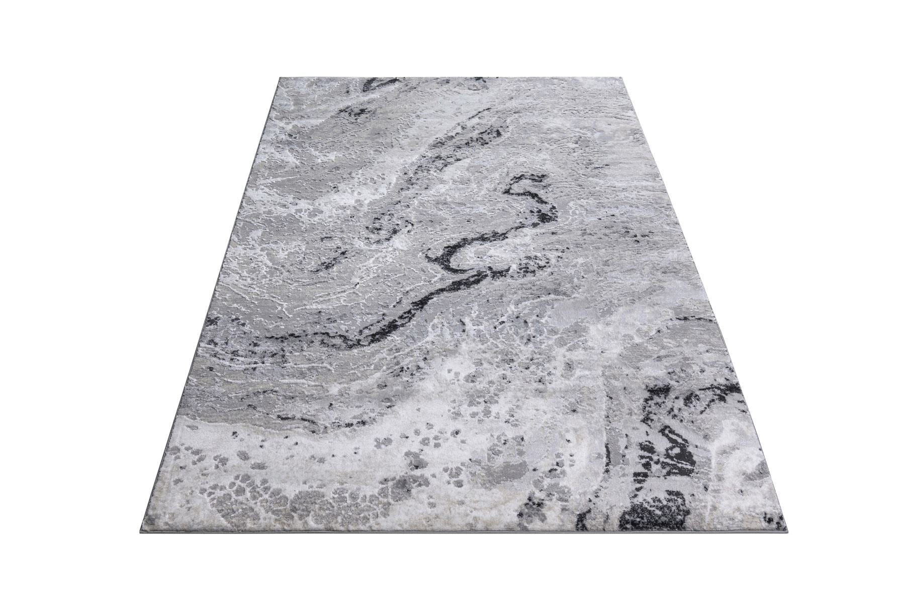 Fantastia Large Rug White / Silver / Light Grey 200 X 290cm