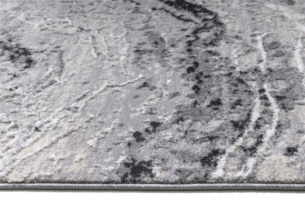 Fantastia Large Rug White / Silver / Light Grey 200 X 290cm