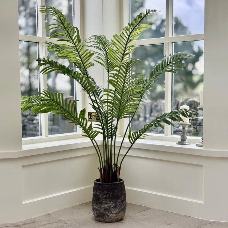 Faux Fern Plant Artificial Potted Plant