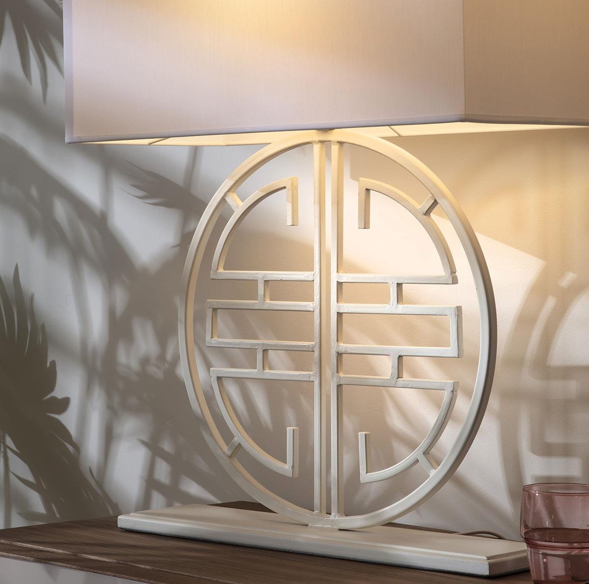 Flam & Luce Baoji Table Lamp White