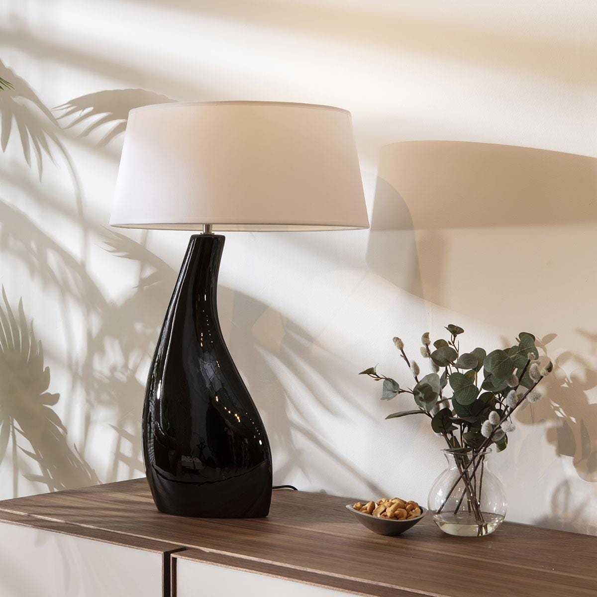 Flam & Luce Diva Table Lamp Black