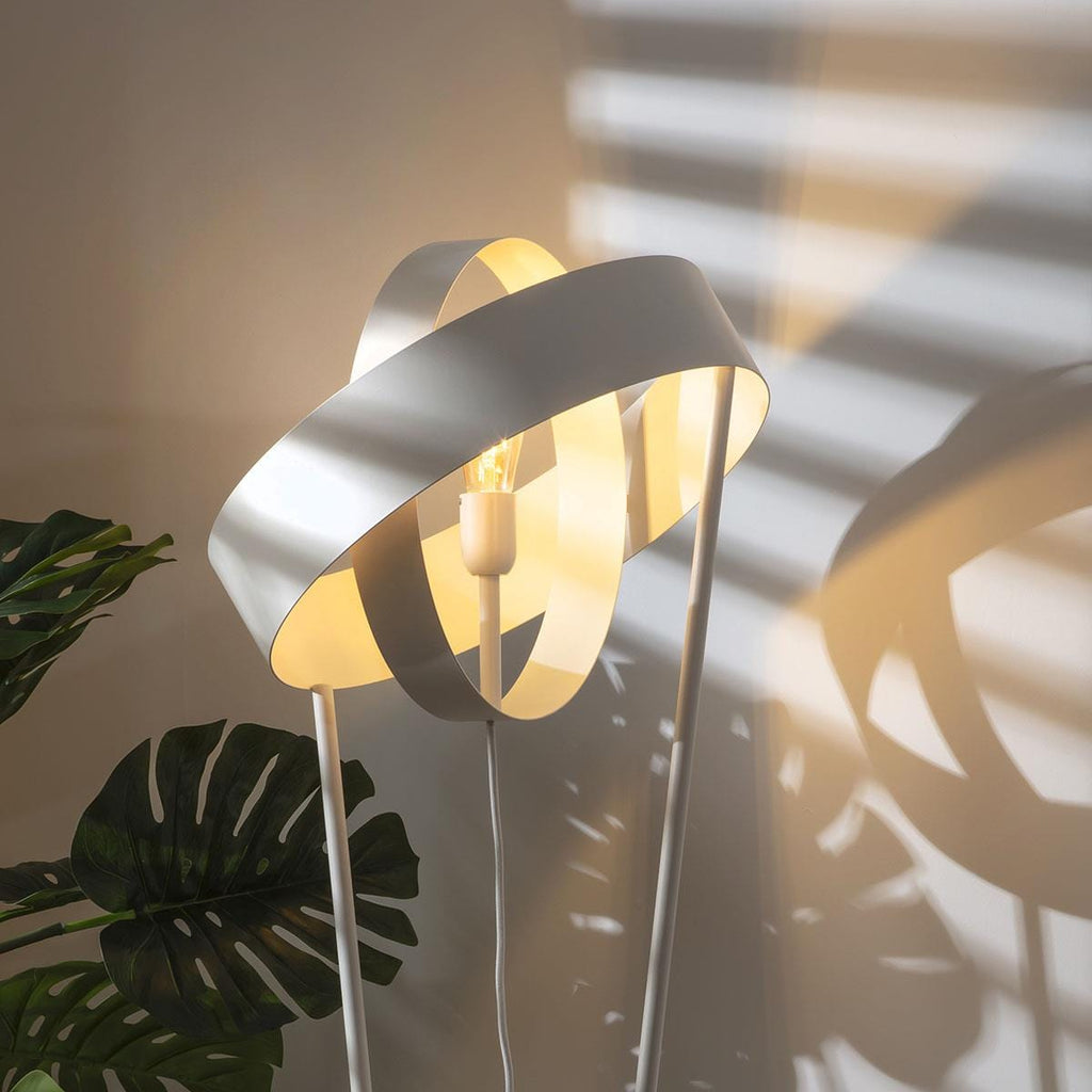 Flam & Luce Jupiter Floor Lamp White