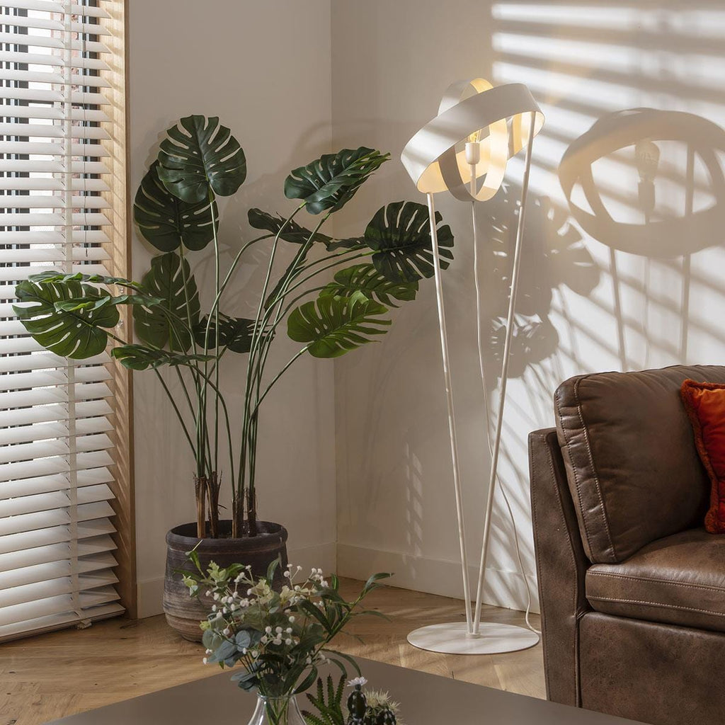 Flam & Luce Jupiter Floor Lamp White