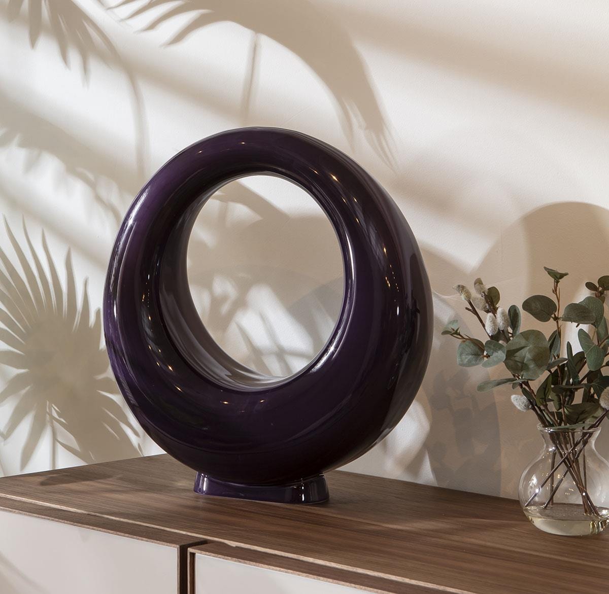 Flam & Luce Sculpture Biot Violine Purple