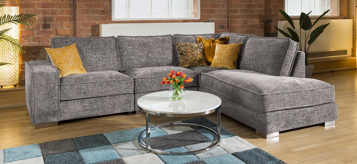 Huge Designer L Shape Soft Deep Sofa Many Colours & Fabrics Lexci 4R