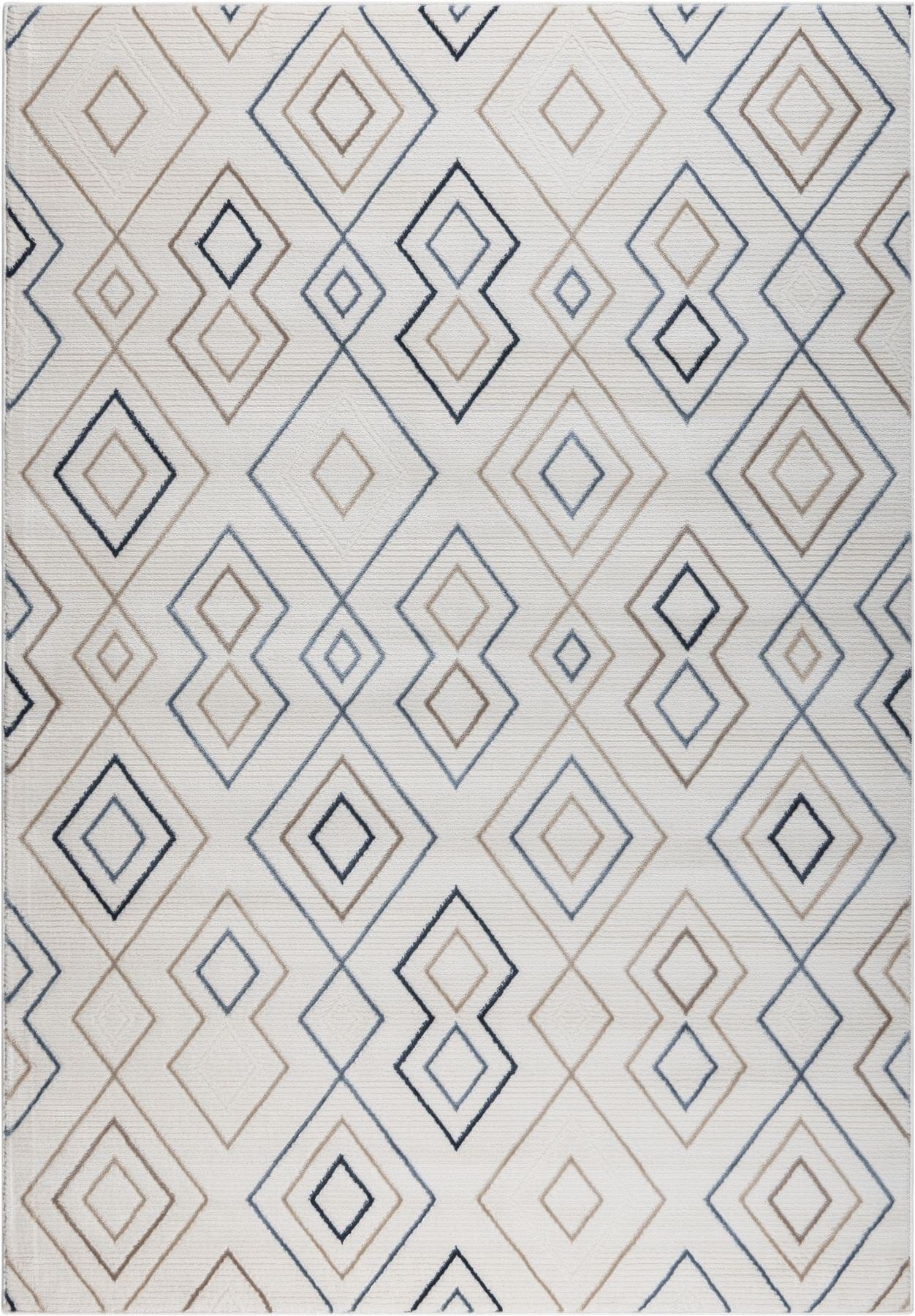 Kodiak Large Rug Blue / Cream / Beige / Brown 200 X 290cm